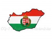 Matrica Magyarország címerrel 14x7,5cm