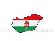 Matrica Magyarország címerrel 8,5x4cm