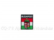 Matrica magyar címer Budapest 4x5cm