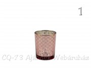 Mécsestartó pohár rozé 7cm ABT317310 3f