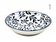 Mélytányér kék mintás 20cm Q96000810 3f