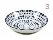 Mélytányér kék mintás 20cm Q96000810 3f