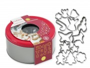 Mézeskalácsforma szett fémd...