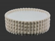 Műszőr tároló bézs 24x8cm