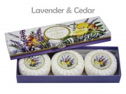 Növényi szappan Lavender and Cedar 3db*100g 519120