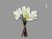 Orchidea csokor selyemvirág 26cm 3f