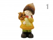 Őszi gyerek figura kisállattal 28cm APF490970 2f