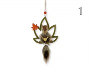 Őszi mókusos dekoráció 20cm DH8901710 3f