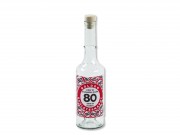 Pálinkás palack Boldog 80. Születésnapot 0,5l