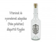 Pálinkás palack Vitaminok és nyomelemek 500ml