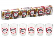 Pálinkás pohár szett Boldog Születésnapot 6db 40ml