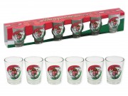 Pálinkás pohár szett Címeres Angyalos 6db 40ml
