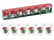Pálinkás pohár szett Címeres Magyarország 6db 40ml