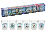 Pálinkás pohár szett Legjobb Horgász vicces 6db 40ml