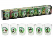 Pálinkás pohár szett Legjobb Vadász vicces 6db 40ml