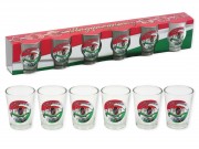 Pálinkás pohár szett Nagy Magyarország Címeres 6db 40ml