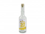 Pálinkás üveg Boldog 20. Szülinapot 0,5l