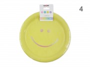 Papírtányér smile pasztell 6db 22,5cm 656681