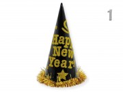 Party csákó Happy New Year arany/ezüst 34cm 624987 2f