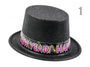 Party kalap Happy New Year csillogó színes 609151
