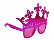 Party szemüveg rózsaszín korona 686025