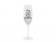 Pezsgős pohár Happy 60 Birthday ezüst 636123