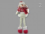 Plüss Mikulás/hóember teleszkópos lábú 57-87cm 628381