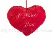 Plüss szív párna I love you 40cm GB4135