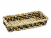 Rattan kosár hosszú 30x13cm 38-16