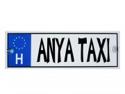 Rendszámtábla Anya taxi... 33x11cm