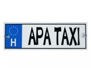 Rendszámtábla Apa taxi 33x11cm