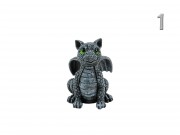 Sárkány figura fekete 7cm 7720 4f