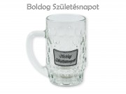 Söröskorsó retro fémcimkés Boldog Születésnapot 500ml