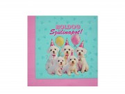 Szalvéta Boldog Szülinapot kutyás 16db 33cm 662163