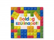 Szalvéta Boldog Szülinapot legós 16db 33x33cm kétrétegű 624499