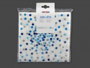 Szalvéta kék pöttyös 16db 33cm 655004
