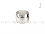 Szalvétagyűrű ezüst 5x3cm A04040120 3f