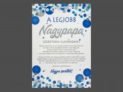 Tábla Legjobb Nagypapa 21x30cm MTB26583