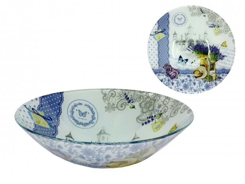 Tál mély levendulás 23cm 228608