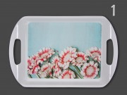 Tálca virágos 36x24cm T-1342 2f