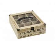Teásdoboz Storage box 9fakkos 24x8,5cm HZ1100860