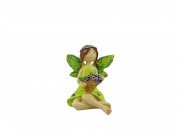 Tündér figura +levendula kosárban 6,5cm 466865