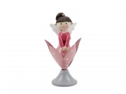 Tündér figura virág kehelyben 16cm 069040