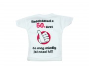 Üvegpóló Betöltötted az 50. évet és még mindig jól nézel ki!