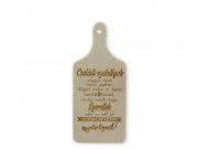Vágódeszka Családi szabályok 26,5cm