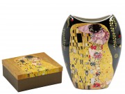 Váza Klimt Csók fekete díszdobozban 20cm KLIMT0048