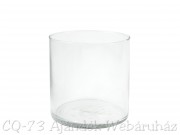 Váza üveg henger 15cm YE4000010