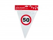 Zászlófüzér 50-es évszámos 12db zászló 3m 640246