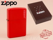 Zippo öngyújtó matt piros 233zl